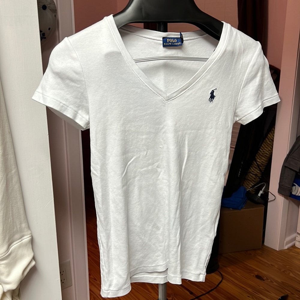 White Ralph Lauren v-neck